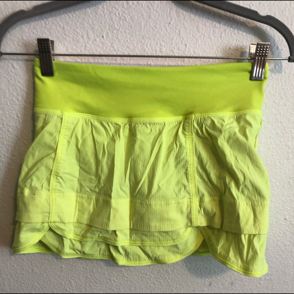 Neon yellow iviva skirt